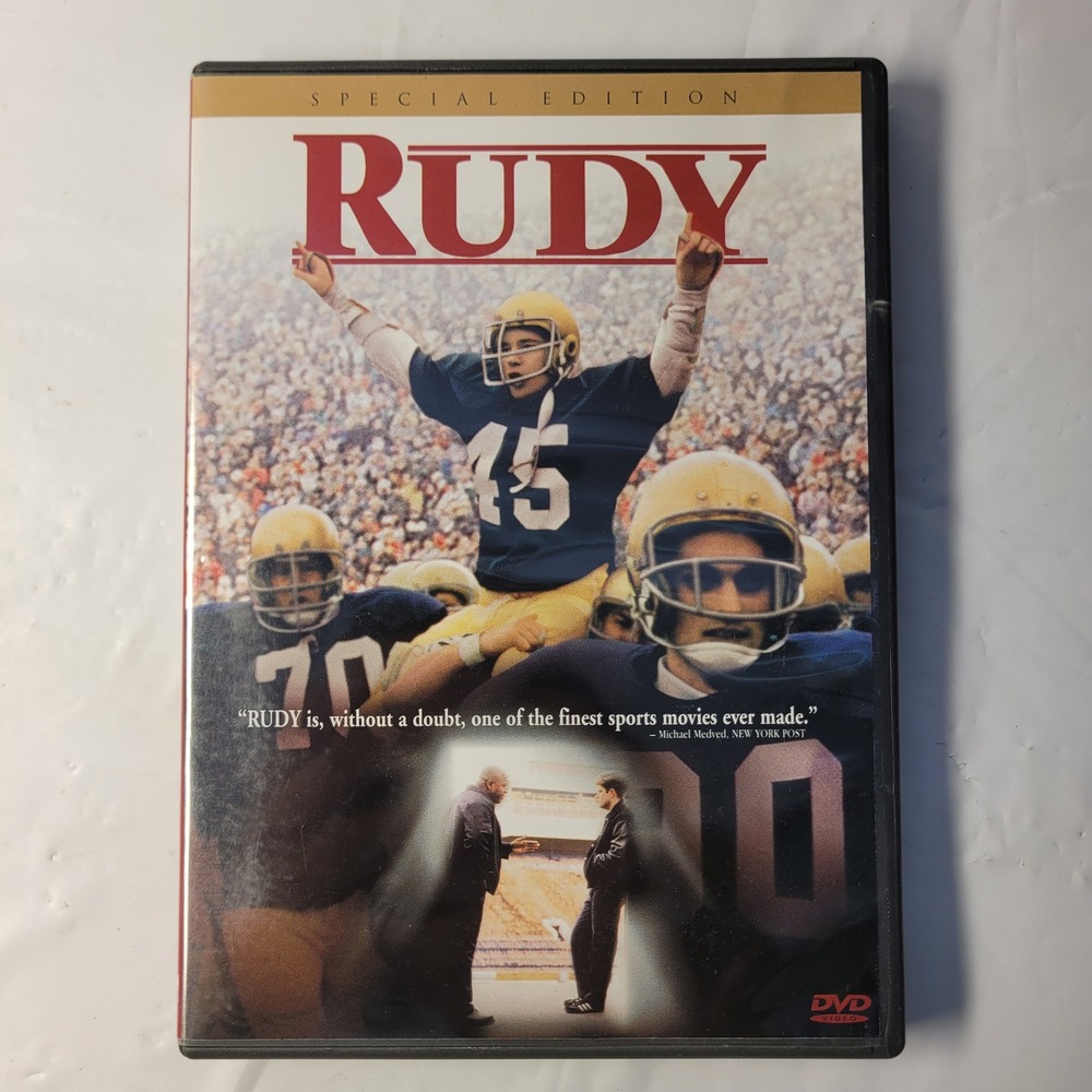 TriStar Pictures Rudy DVD Special Edition Widescreen Sean Astin Sports Drama